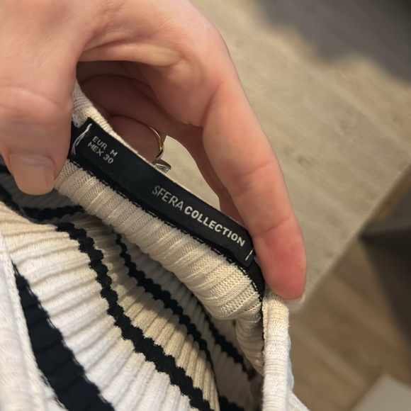 MIDI STRIPED DRESS - Picture 9 of 10